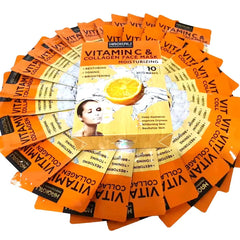 Fruit of the Wokali Vitamin C & Collagen Face Mask 10 τεμάχια 30ml