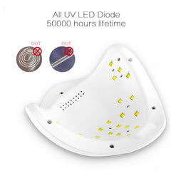 Φουρνάκι Νυχιών Led/Uv lamp 48Watt 2 σε 1 Sun 5