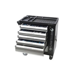 Platinum Tools Εργαλειοφόρος τροχήλατος με 7 συρτάρια, 296 εργαλεία και κλειδαριά.