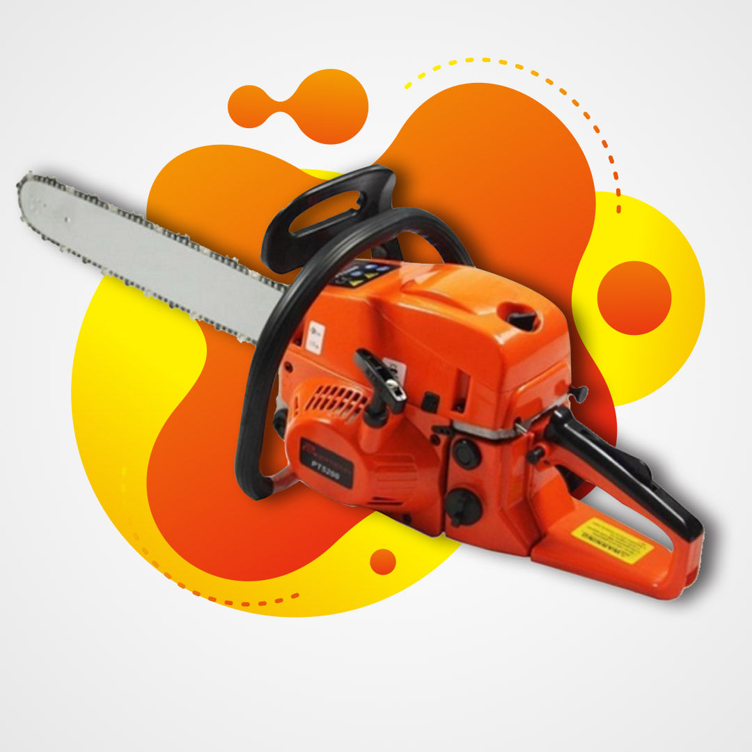 Αλυσοπρίονο Βενζίνης 52cc Gasoline Powertec με λάμα 50cm